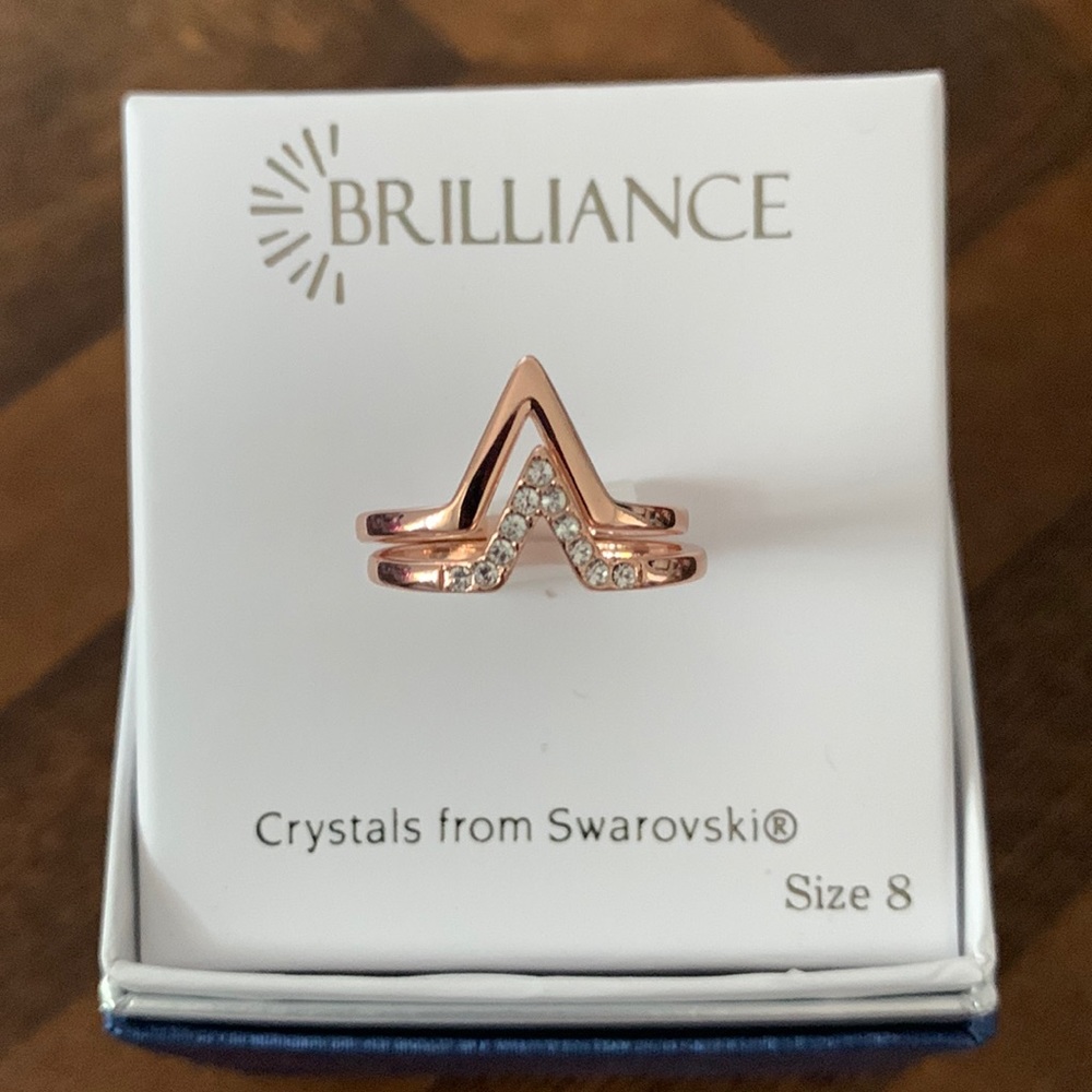 Rose Gold Stackable Ring Set